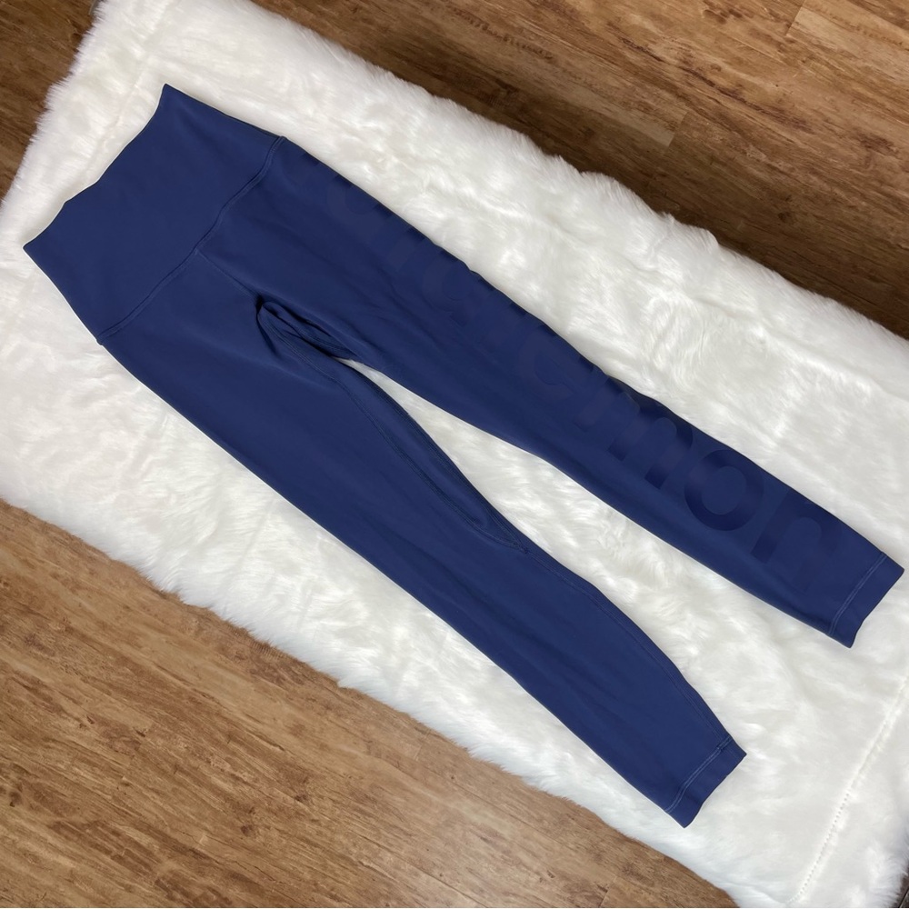 Lululemon Align High Rise Graphic Logo Leggings. SZ:0.